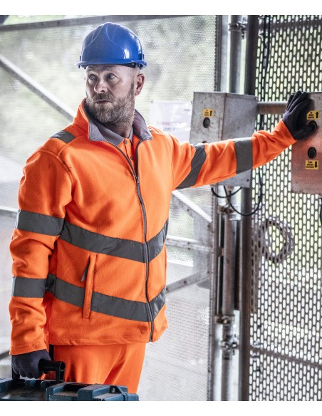 REG-TRF648-Pro Contract Hi-Vis Thor Fleece Jacket