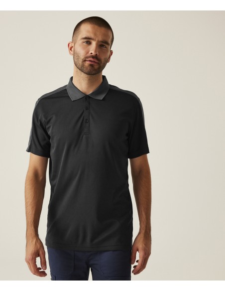 REG-TRS174-Contrast Coolweave Polo