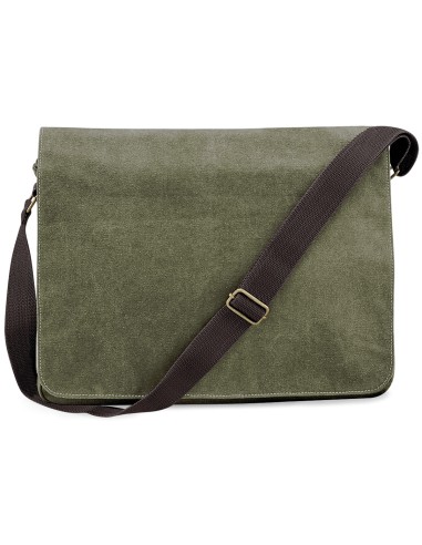 QUA-QD610-Vintage Canvas Despatch Bag