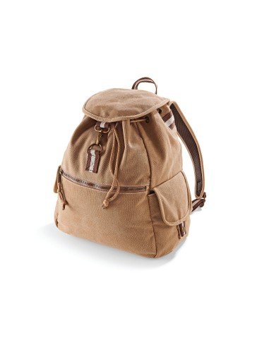 QUA-QD612-Vintage Canvas Backpack