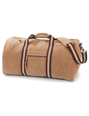 QUA-QD613-Vintage Canvas Holdall