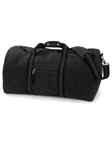 QUA-QD613-Vintage Canvas Holdall