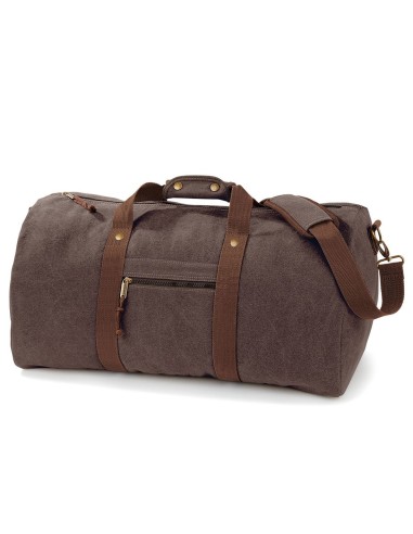 QUA-QD613-Vintage Canvas Holdall