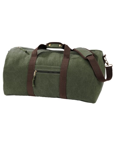 QUA-QD613-Vintage Canvas Holdall
