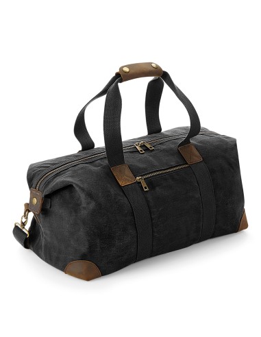 QUA-QD650-Heritage Waxed Canvas Holdall