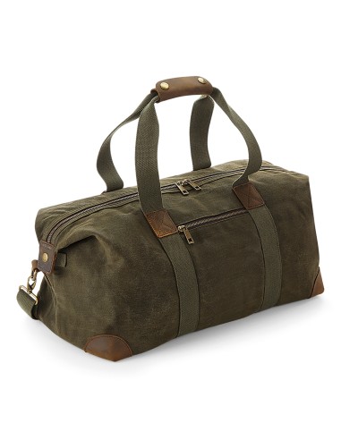 QUA-QD650-Heritage Waxed Canvas Holdall
