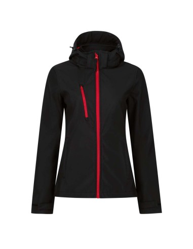 REG-TRA702-Womens Venturer 3-Layer Printable Hooded Softshell Jacket