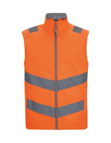 REG-TRB201-Hi-Vis Pro Contract Ablaze Softshell Bodywarmer