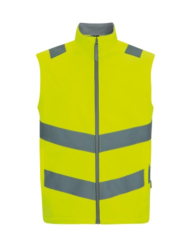 REG-TRB201-Hi-Vis Pro Contract Ablaze Softshell Bodywarmer