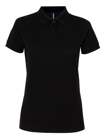 A-AQ025-Polo femme classique polycoton