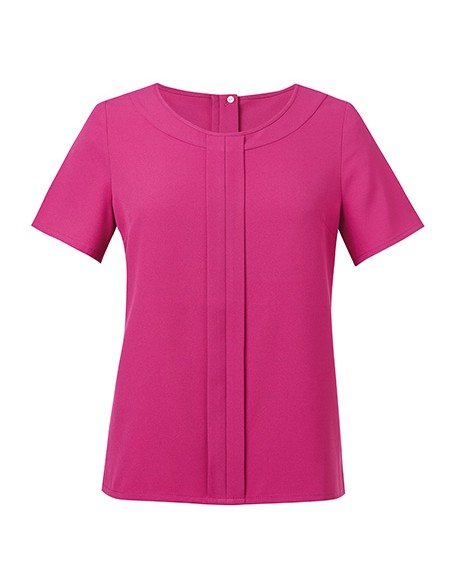 B-2280-Womens Verona Short Sleeve Blouse