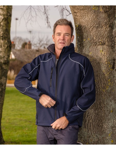 RES-R118X-Hooded Soft Shell Jacket