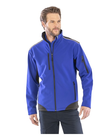 RES-R124X-Ripstop Soft Shell Workwear Jacket With Cordura Panels
