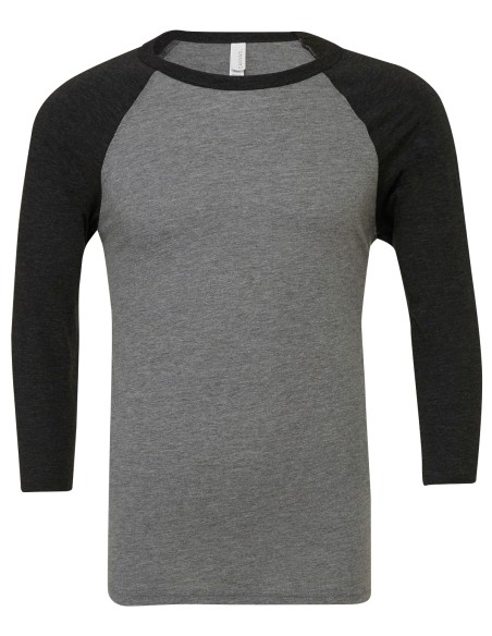 B-3200-Unisex 3/4 Sleeve Baseball T-Shirt