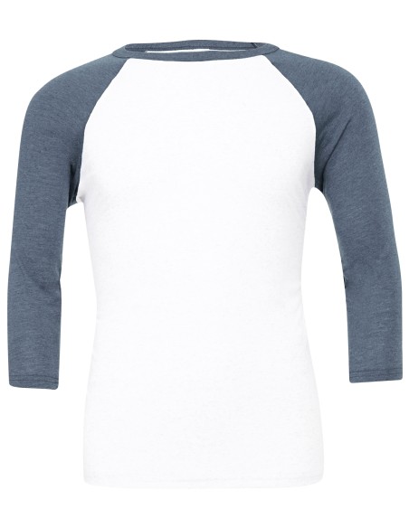 B-3200-Unisex 3/4 Sleeve Baseball T-Shirt