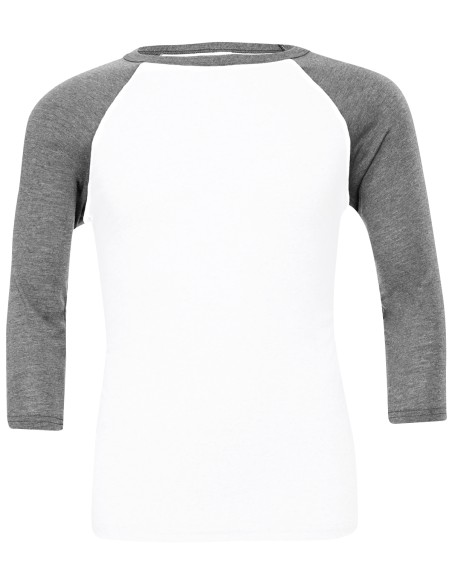 B-3200-Unisex 3/4 Sleeve Baseball T-Shirt