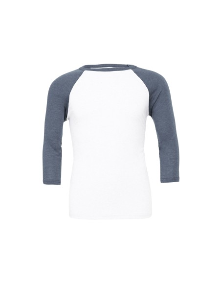 B-3200-Unisex 3/4 Sleeve Baseball T-Shirt