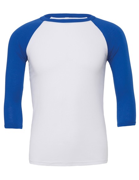 B-3200-Unisex 3/4 Sleeve Baseball T-Shirt