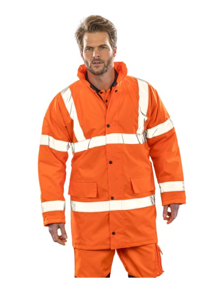 RES-R218X-High Vis Motorway Coat