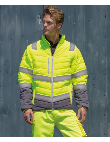 RES-R325M-Mens Soft Padded Safety Jacket