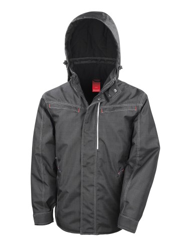 RES-R326X-Denim Texture Rugged Jacket