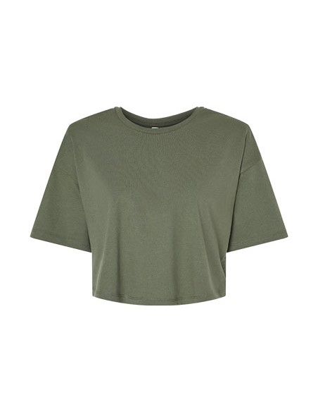 B-6482-Womens Jersey Crop Tee