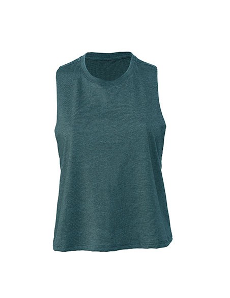 B-6682-Womens Racerback Cropped Tank