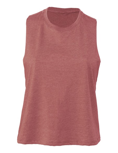 B-6682-Womens Racerback Cropped Tank