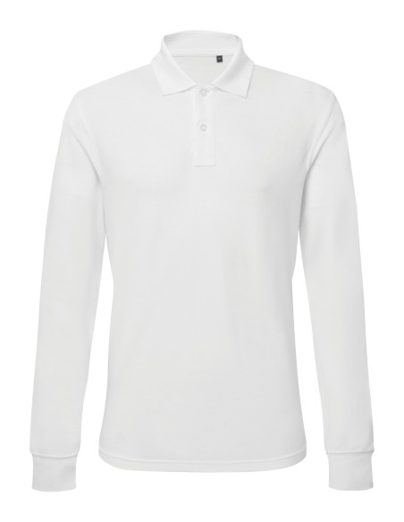 A-AQ030-Polo coupe classique à manches longues homme