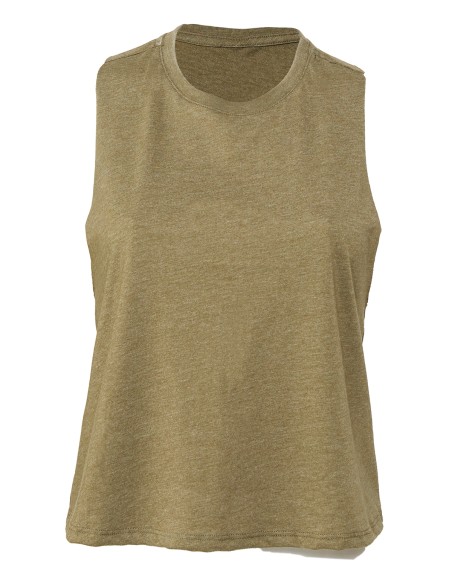 B-6682-Womens Racerback Cropped Tank