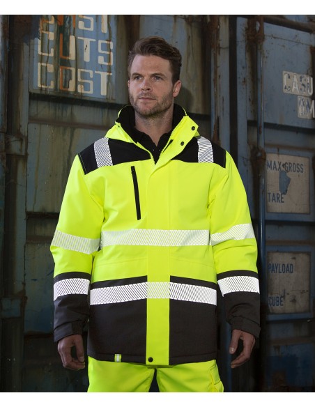 RES-R475X-Printable Waterproof Softshell Safety Coat