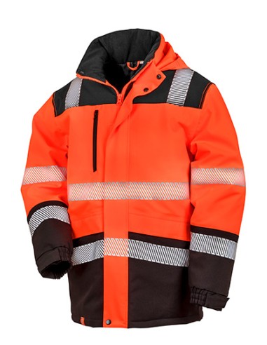 RES-R475X-Printable Waterproof Softshell Safety Coat