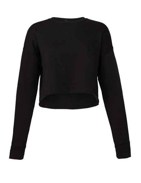 B-7503-Womens Cropped Crew Fleece
