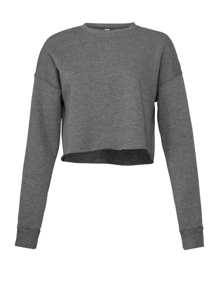 B-7503-Womens Cropped Crew Fleece