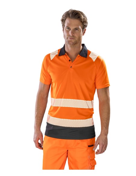 RES-R501X-Recycled Safety Polo Shirt
