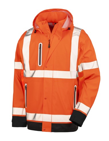 RES-R507X-Heavy Duty Prism PU Safe et Dry Jacket with Recycled Backing