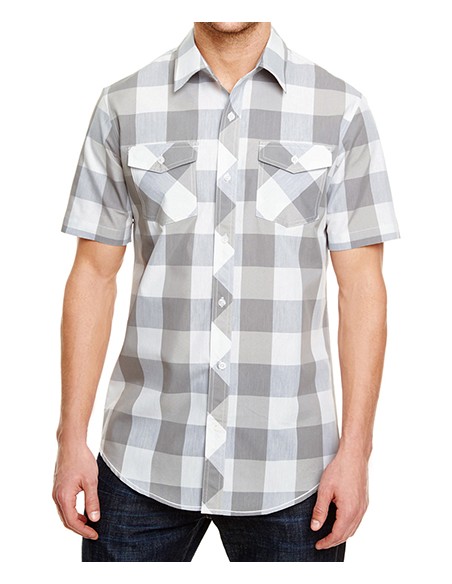B-9203-Buffalo Plaid Woven Shirt