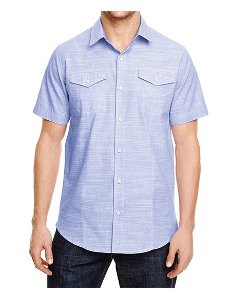 B-9247-Woven Texture Shirt