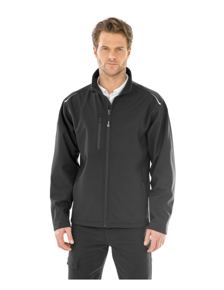 RES-R900M-Recycled 3-Layer Printable Softshell Jacket