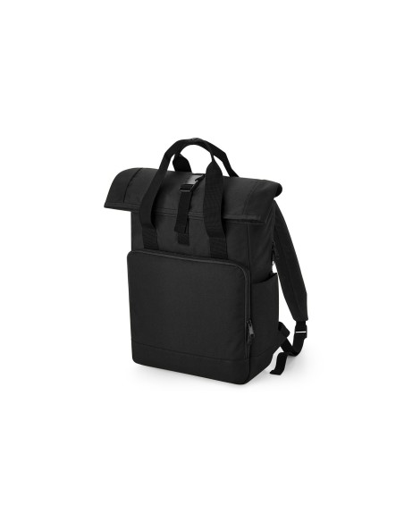 B-BG118L-Recycled Twin Handle Roll-Top Laptop Backpack