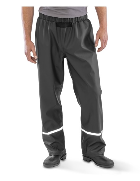 RES-R916X-Prism PU Waterproof Trouser with Reflective Bands et Recycled Backing