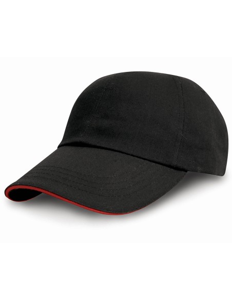 RES-RC010-Casquette en coton sergé épais pro-style