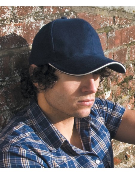 RES-RC025-Casquette de coton robuste de style pro