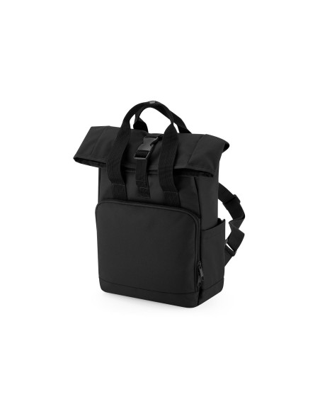 B-BG118S-Recycled Mini Twin Handle Roll-Top Backpack