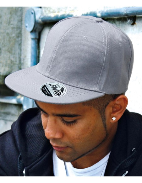 RES-RC083X-Bronx Original Flat Peak Snapback Cap