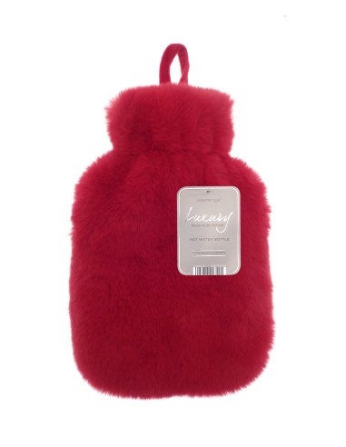 RIB-HWB223556-Bouillotte et housse en fausse fourrure super luxueuse