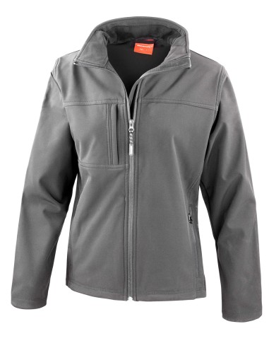 RES-R121F-Womens Recycled 3-Layer Classic Softshell Jacket
