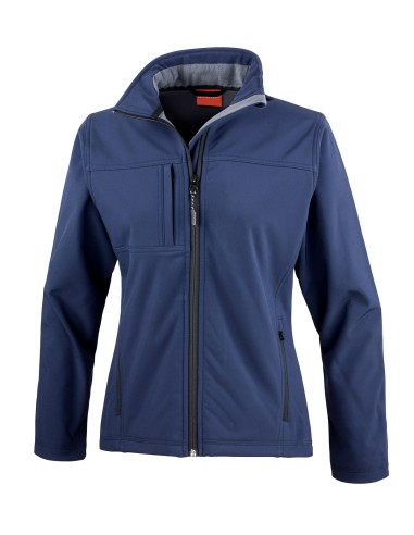 RES-R121F-Womens Recycled 3-Layer Classic Softshell Jacket