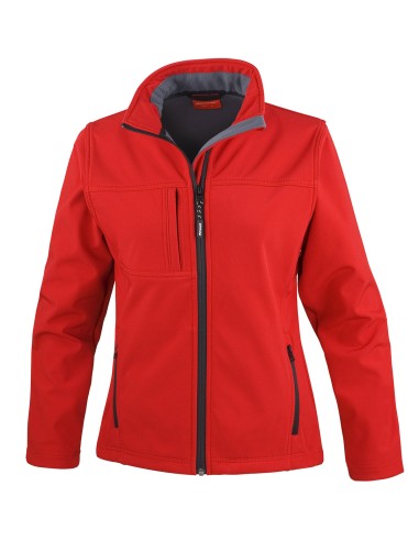 RES-R121F-Womens Recycled 3-Layer Classic Softshell Jacket