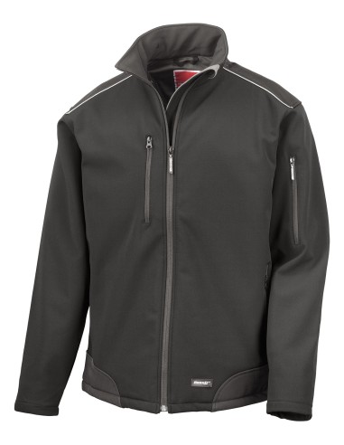 RES-R124X-Ripstop Soft Shell Workwear Jacket With Cordura Panels